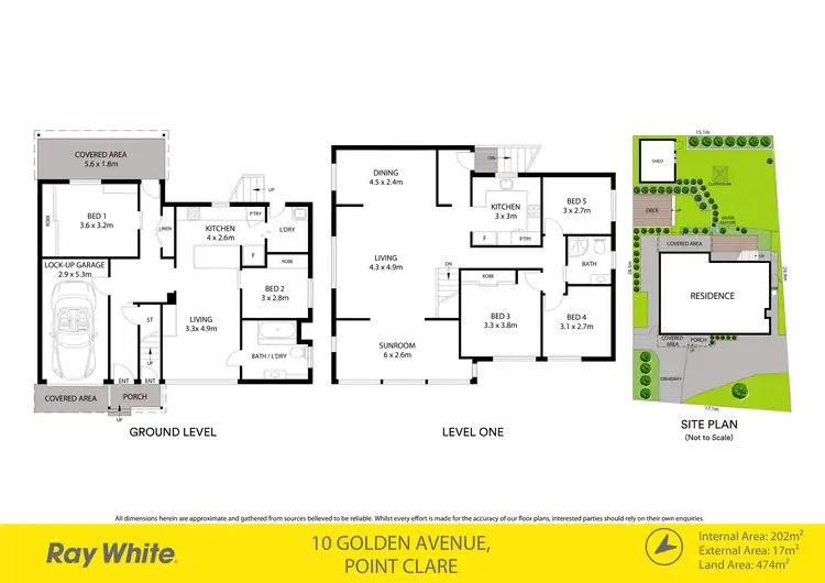 Floorplan of Homely house listing, 10 Golden Avenue, Point Clare NSW 2250
