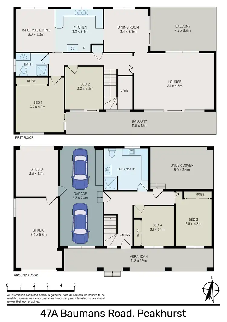 Floorplan of Homely house listing, 47A Baumans Road, Peakhurst NSW 2210