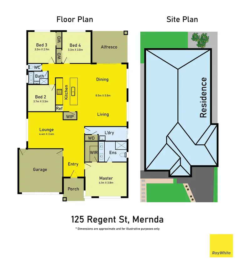 Floorplan of Homely house listing, 125 Regent Street, Mernda VIC 3754