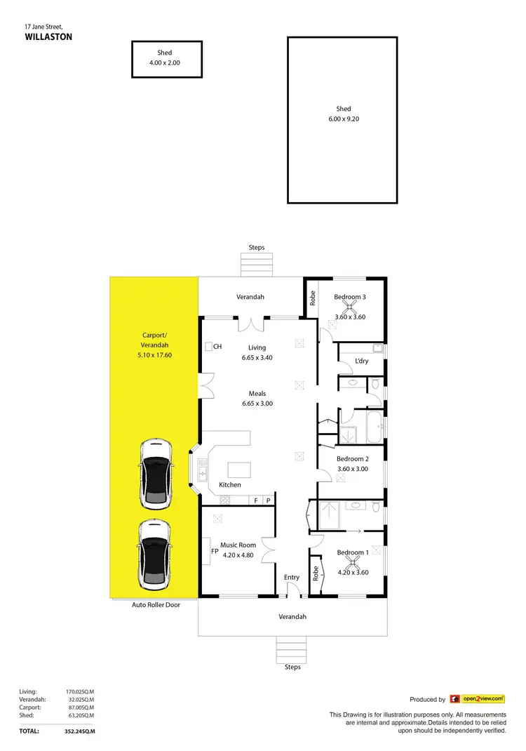 Floorplan of Homely house listing, 17 Jane Street, Willaston SA 5118