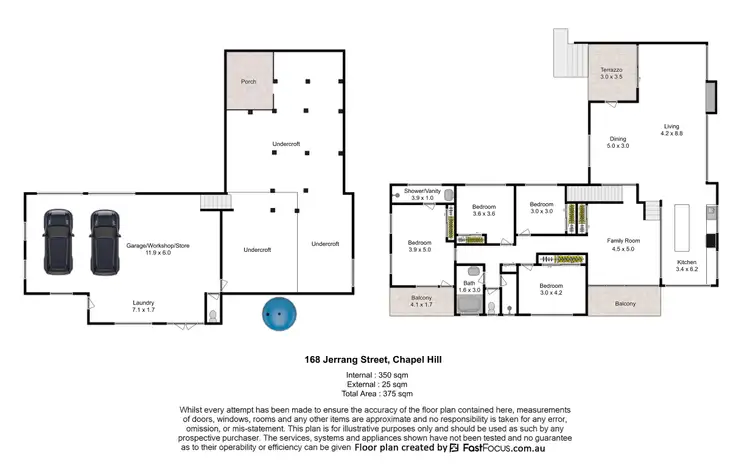 Floorplan of Homely house listing, 168 Jerrang Street, Chapel Hill QLD 4069