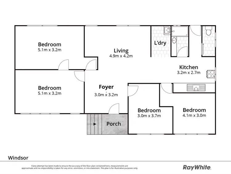 Floorplan of Homely house listing, 134 Macquarie Street, Windsor NSW 2756