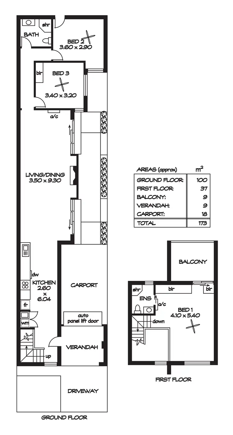 Floorplan of Homely house listing, 10 South Parkway, Lightsview SA 5085