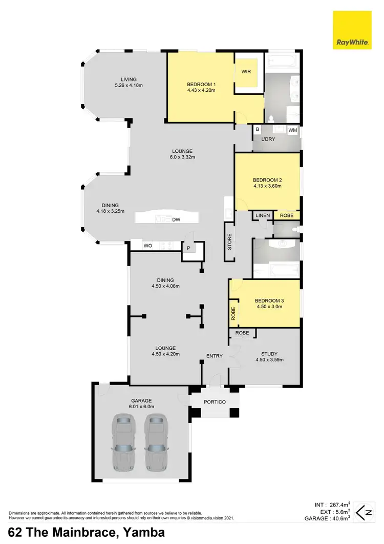 Floorplan of Homely house listing, 62 The Mainbrace, Yamba NSW 2464