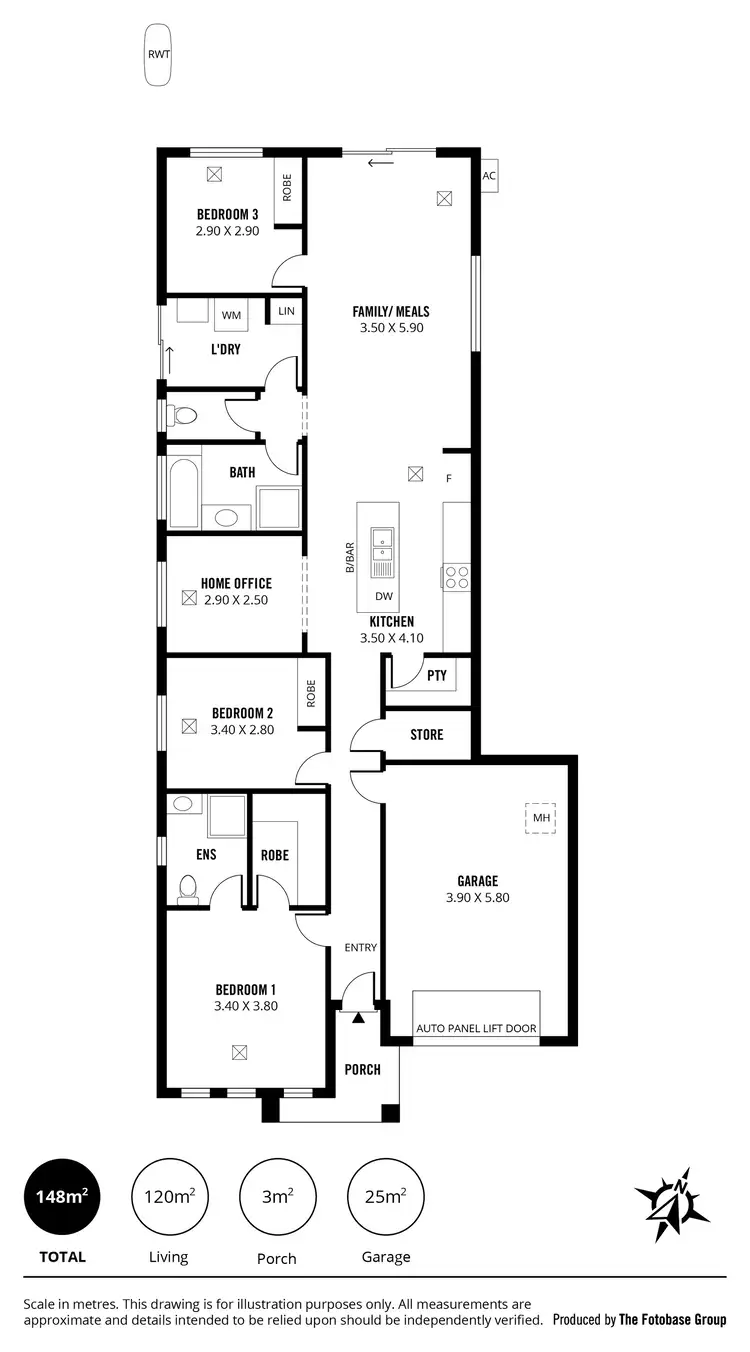 Floorplan of Homely house listing, 26 Craven Drive, Mount Barker SA 5251