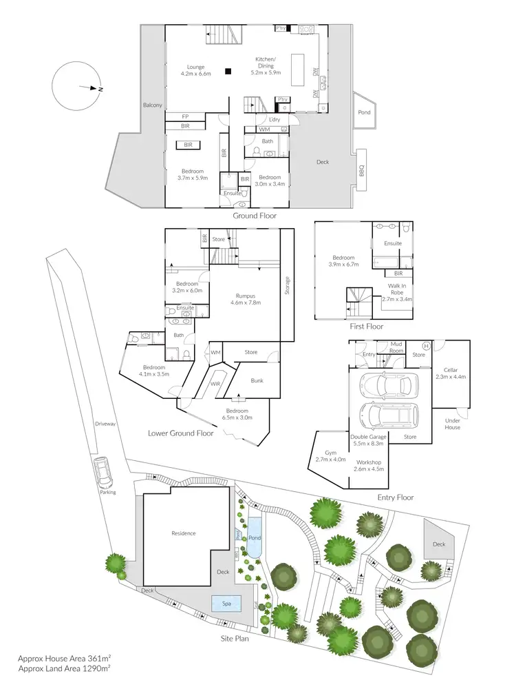 Floorplan of Homely house listing, 12 Crane Lodge Place, Palm Beach NSW 2108