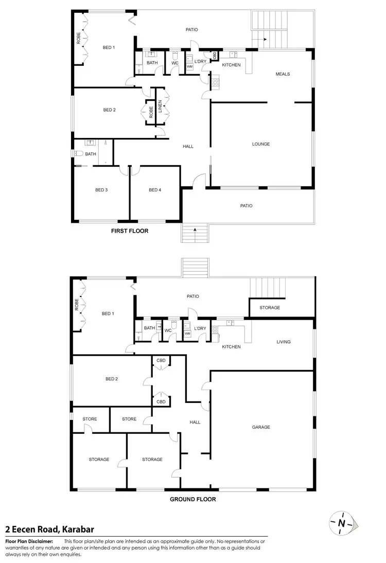 Floorplan of Homely house listing, 2 Eecen Road, Karabar NSW 2620