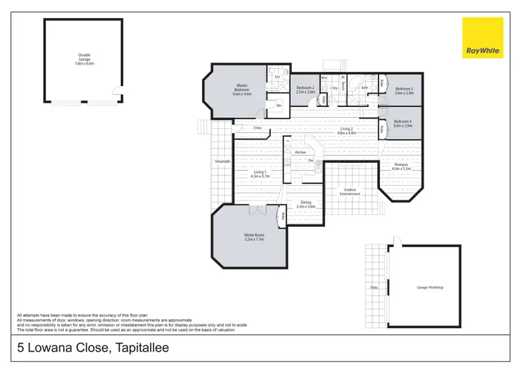Floorplan of Homely house listing, 5 Lowana Close, Tapitallee NSW 2540