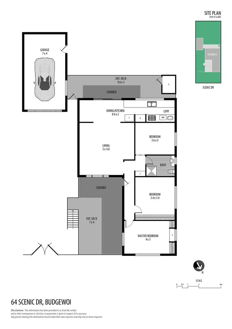 Floorplan of Homely house listing, 64 Scenic Drive, Budgewoi NSW 2262