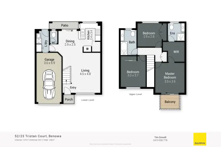 Floorplan of Homely townhouse listing, 52/23 Tristan Court, Benowa QLD 4217