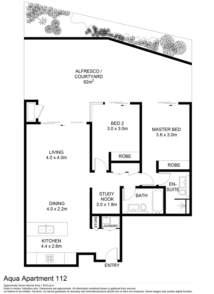 Floorplan of Homely apartment listing, 112/9 Marina Drive, Shell Cove NSW 2529