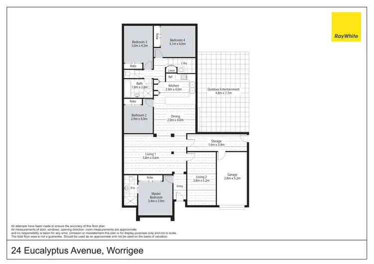 Floorplan of Homely house listing, 24 Eucalyptus Avenue, Worrigee NSW 2540