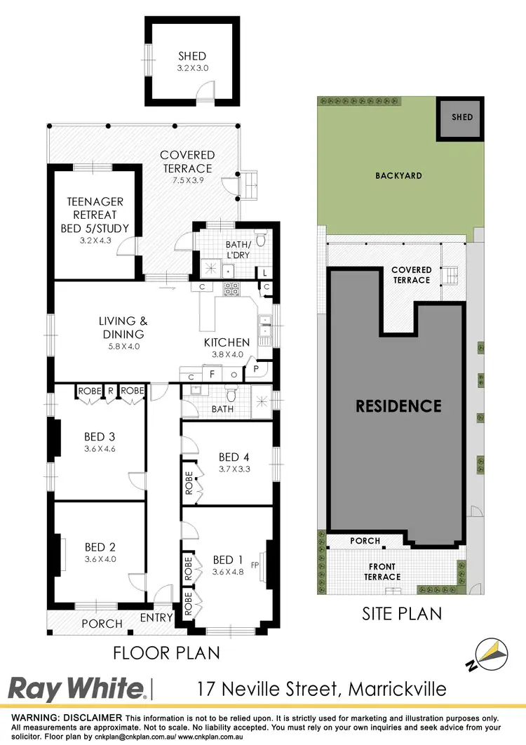 Floorplan of Homely house listing, 17 Neville Street, Marrickville NSW 2204