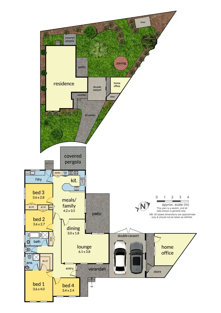 Floorplan of Homely house listing, 1 Renoir Court, Wheelers Hill VIC 3150