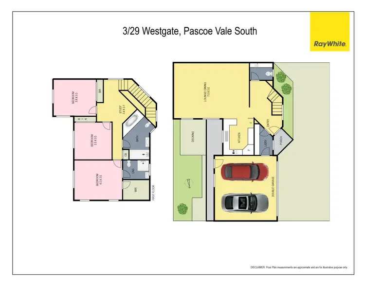 Floorplan of Homely townhouse listing, 3/29 Westgate Street, Pascoe Vale South VIC 3044
