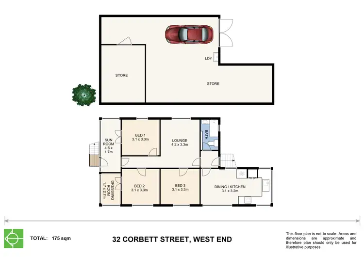 Floorplan of Homely house listing, 32 Corbett Street, West End QLD 4101