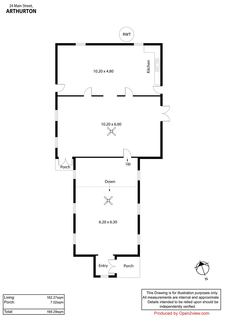 Floorplan of Homely house listing, 24 Main Street, Arthurton SA 5572