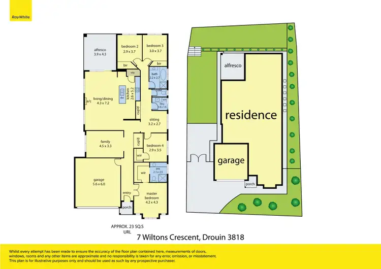 Floorplan of Homely house listing, 7 Wiltons Crescent, Drouin VIC 3818