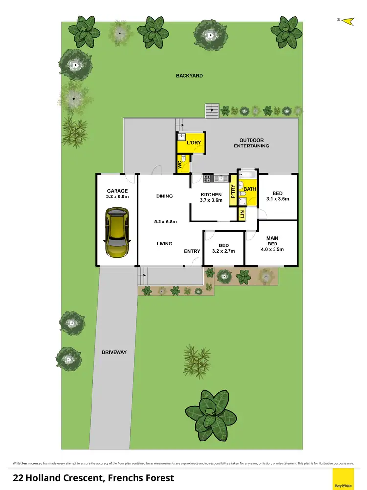 Floorplan of Homely house listing, 22 Holland Crescent, Frenchs Forest NSW 2086