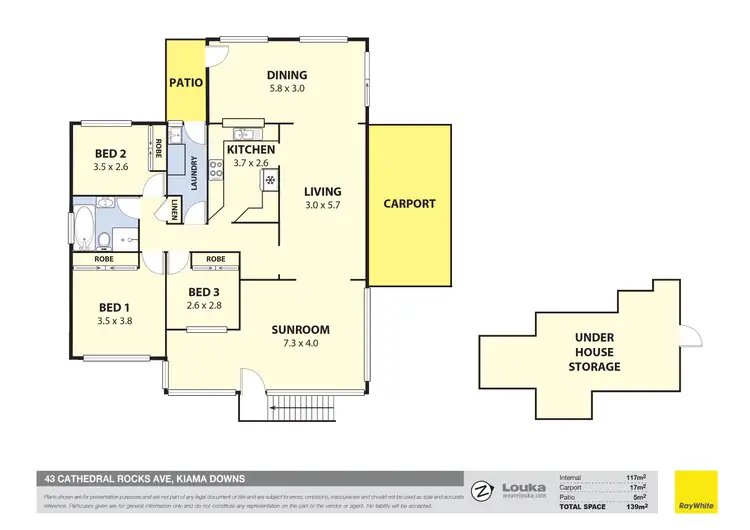 Floorplan of Homely house listing, 43 Cathedral Rocks Avenue, Kiama Downs NSW 2533