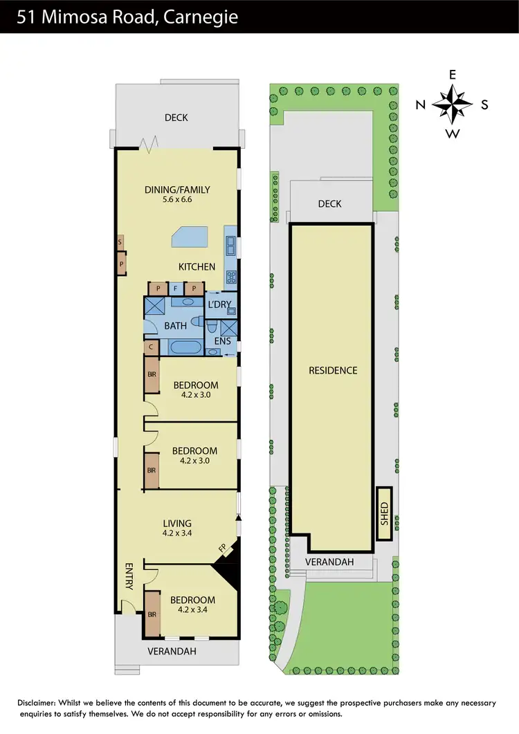 Floorplan of Homely house listing, 51 Mimosa Road, Carnegie VIC 3163