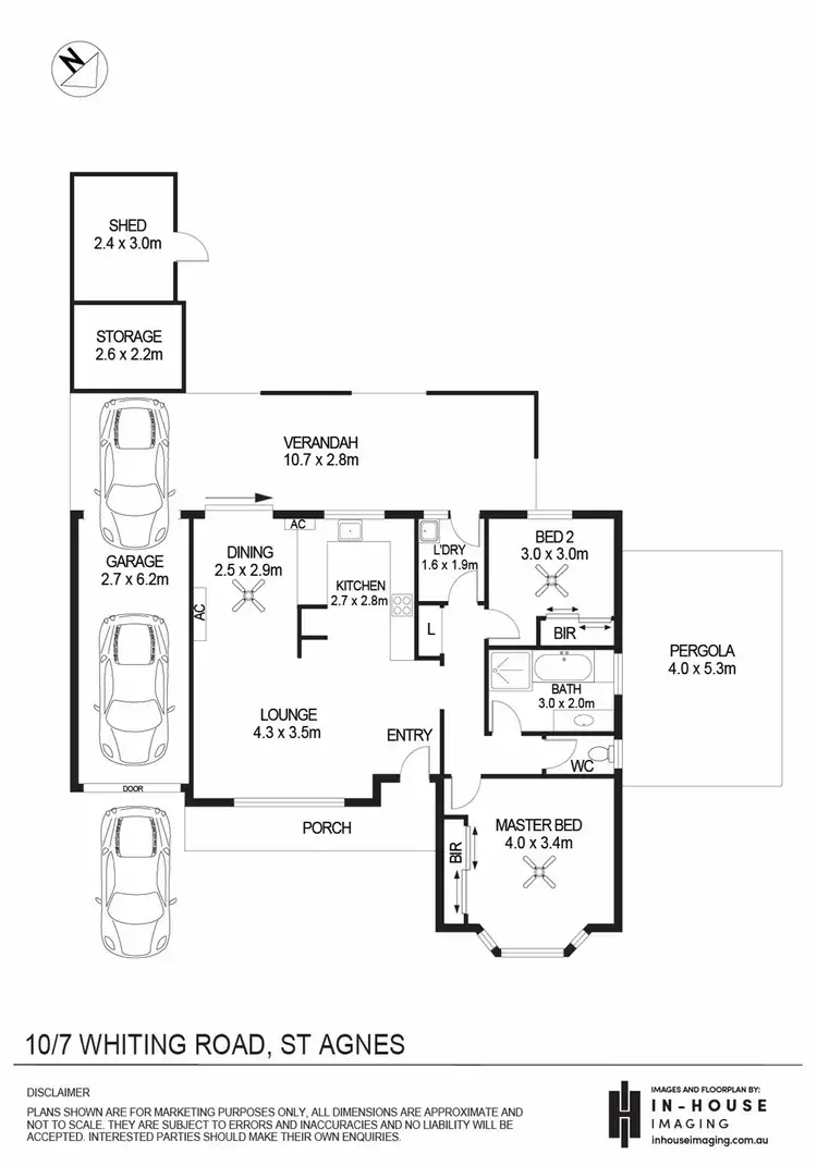 Floorplan of Homely house listing, 10/7 Whiting Road, St Agnes SA 5097