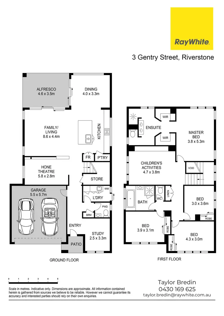 Floorplan of Homely house listing, 3 Gentry Street (Riverstone), Grantham Farm NSW 2765