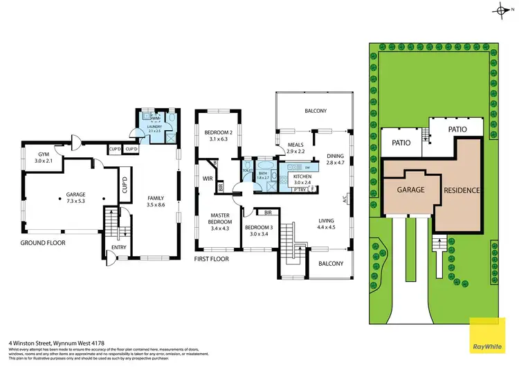 Floorplan of Homely house listing, 4 Winston Street, Wynnum West QLD 4178