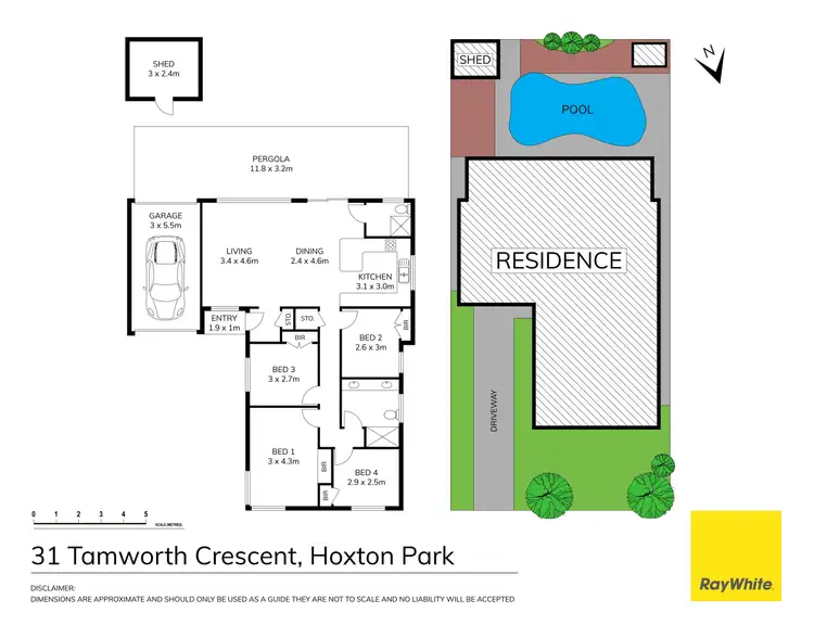 Floorplan of Homely house listing, 31 Tamworth Crescent, Hoxton Park NSW 2171