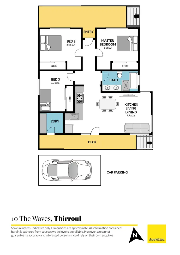 Floorplan of Homely house listing, 10 The Waves, Thirroul NSW 2515