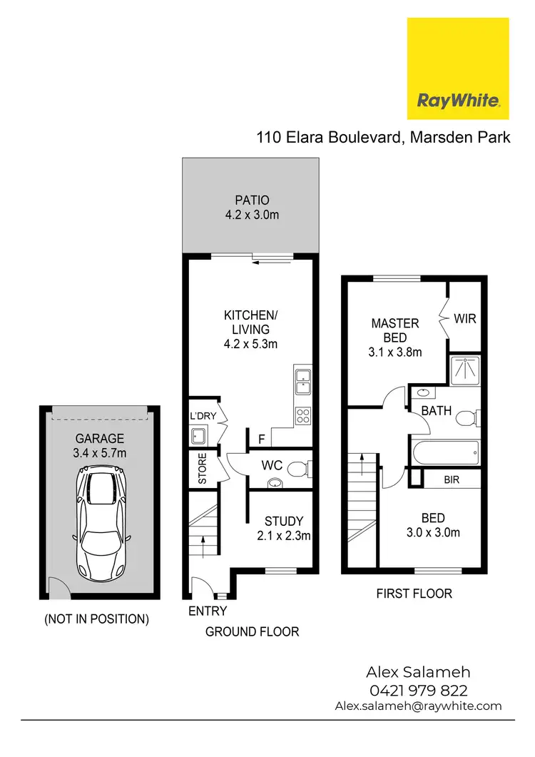 Floorplan of Homely house listing, 110 Elara Boulevard, Marsden Park NSW 2765