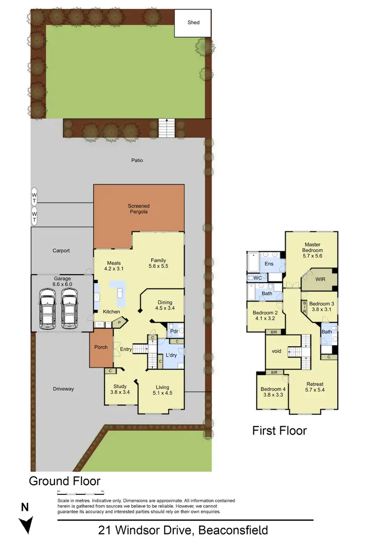 Floorplan of Homely house listing, 21 Windsor Drive, Beaconsfield VIC 3807