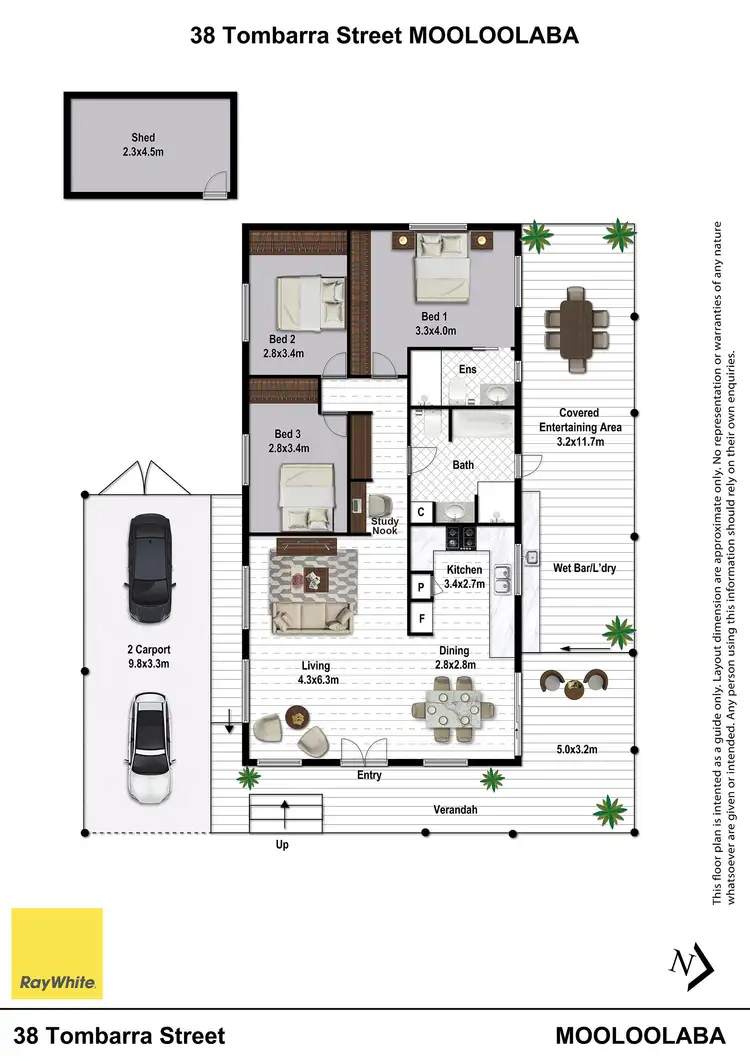 Floorplan of Homely house listing, 38 Tombarra Street, Mooloolaba QLD 4557