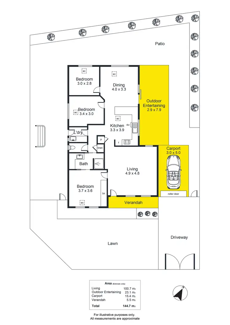 Floorplan of Homely house listing, 19B Sutton Avenue, Seacombe Gardens SA 5047