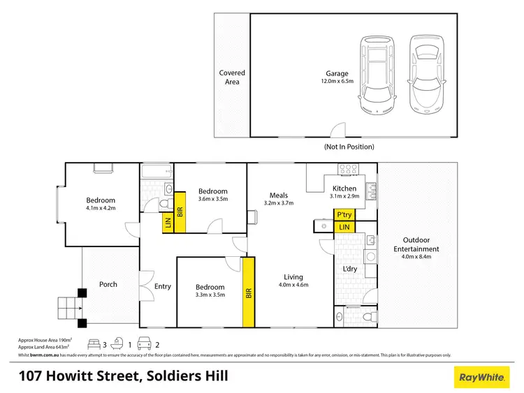 Floorplan of Homely house listing, 107 Howitt Street, Soldiers Hill VIC 3350