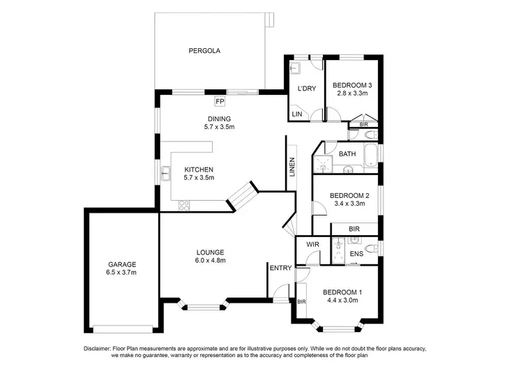 Floorplan of Homely house listing, 14 Shaughnessy Court, Mount Gambier SA 5290