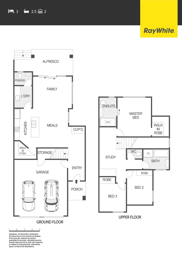 Floorplan of Homely house listing, 2/11 Prevost Place, Macgregor ACT 2615