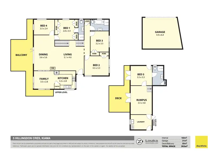 Floorplan of Homely house listing, 5 Hillingdon Crescent, Kiama NSW 2533