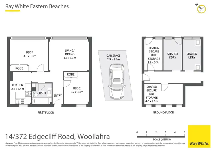 Floorplan of Homely apartment listing, 14/372 Edgecliff Road, Woollahra NSW 2025