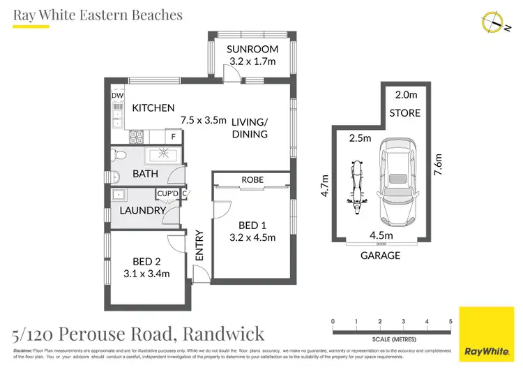 Floorplan of Homely apartment listing, 5/120 Perouse Road, Randwick NSW 2031