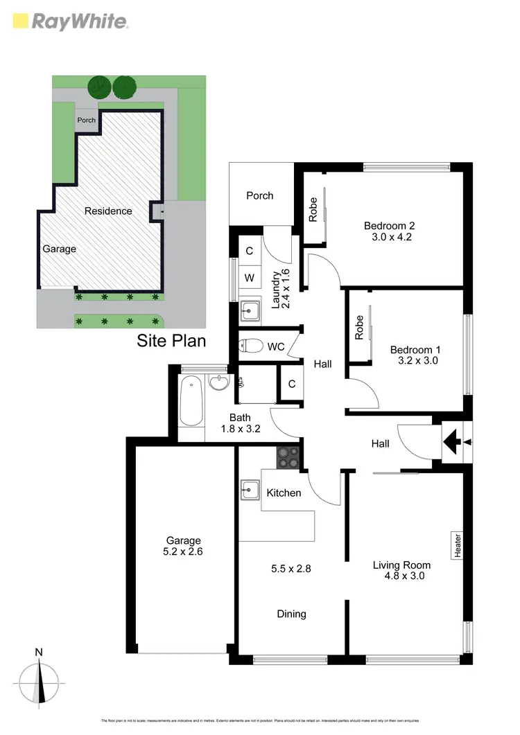 Floorplan of Homely unit listing, 4/458 Clayton Road, Clayton South VIC 3169
