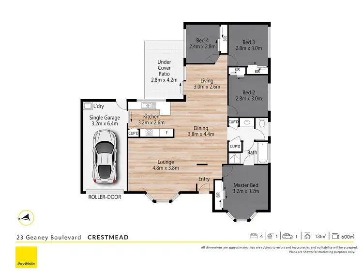 Floorplan of Homely house listing, 23 Geaney Boulevard, Crestmead QLD 4132