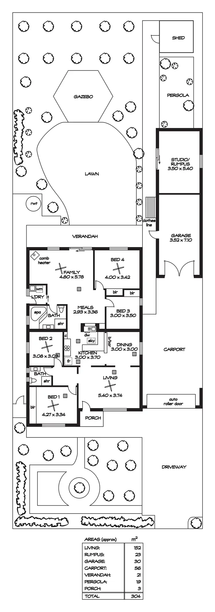 Floorplan of Homely house listing, 20 Lewis Street, Brooklyn Park SA 5032