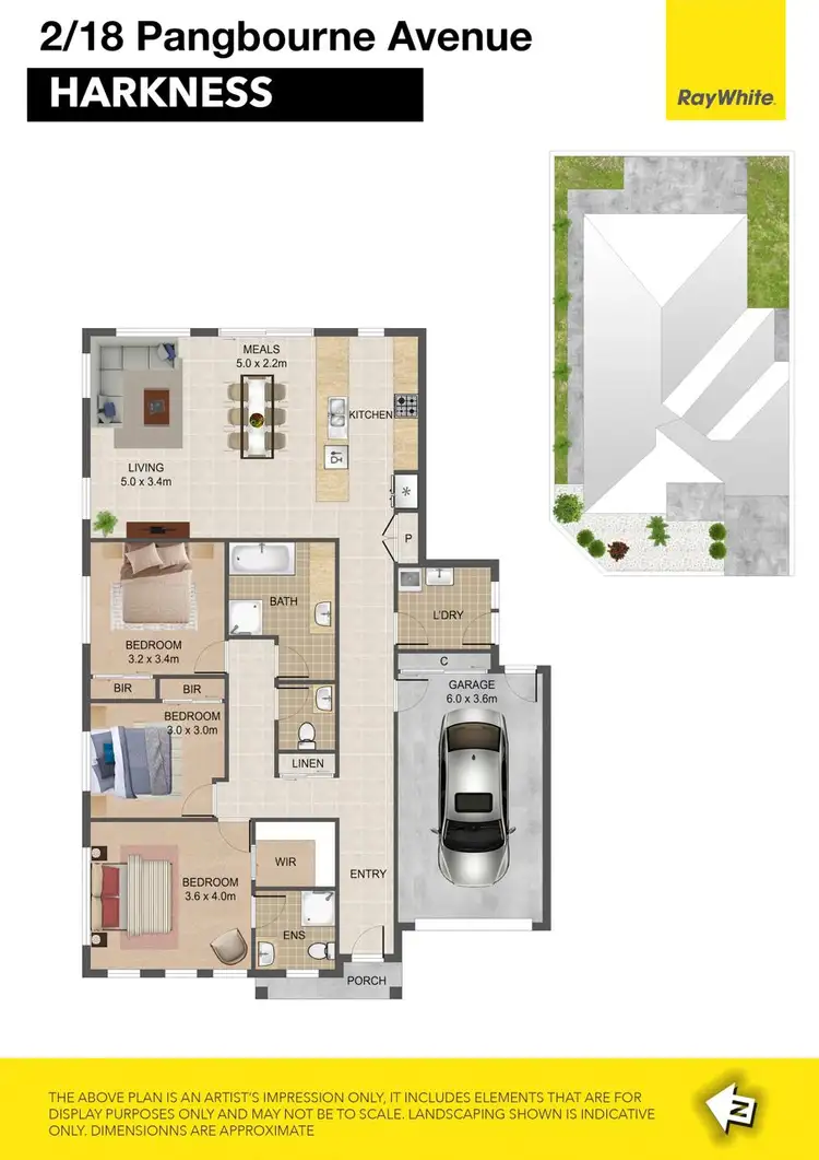 Floorplan of Homely house listing, 2/18 Pangbourne Avenue, Harkness VIC 3337
