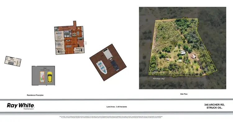 Floorplan of Homely house listing, 345 Archer Road, Struck Oil QLD 4714