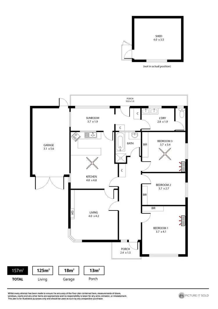 Floorplan of Homely house listing, 27 Gordon Street, Albert Park SA 5014