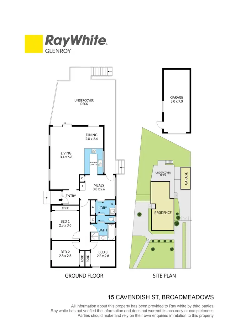 Floorplan of Homely house listing, 15 Cavendish Street, Broadmeadows VIC 3047