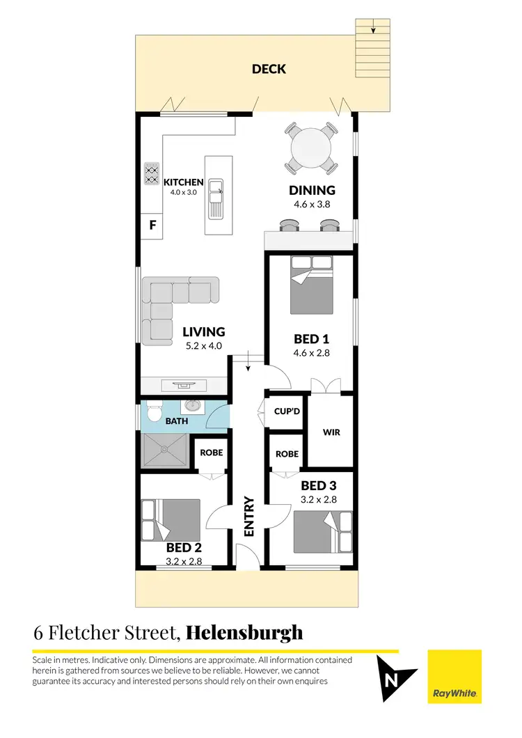 Floorplan of Homely house listing, 6 Fletcher Street, Helensburgh NSW 2508