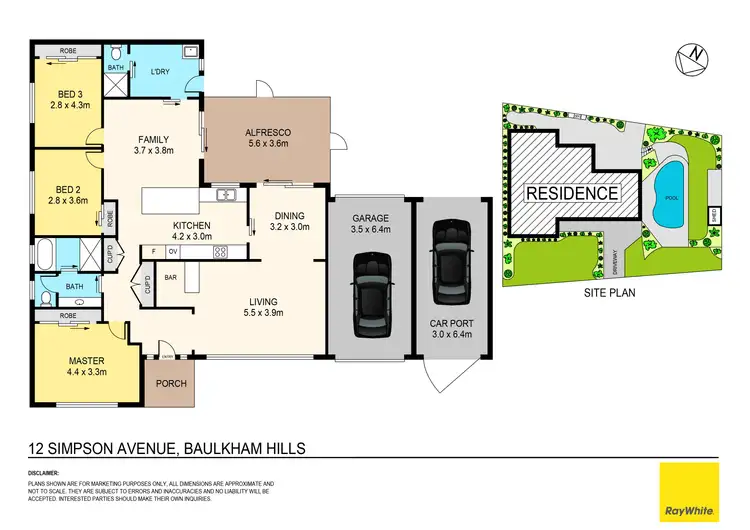 Floorplan of Homely house listing, 12 Simpson Avenue, Baulkham Hills NSW 2153