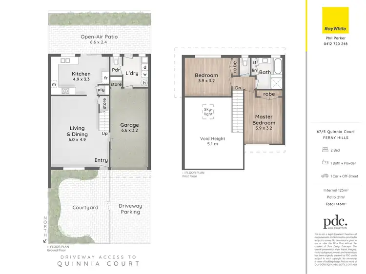 Floorplan of Homely townhouse listing, 67/5 Quinnia Court, Ferny Hills QLD 4055